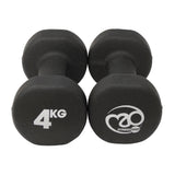 Neoprene Dumbbells Pair - Black - Available in 0.5, 1, 1.5, 2, 3, 4 and 5kg