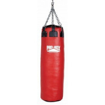 RED COLLECTION COLOSSUS LEATHER PUNCH BAG 4.5 FT